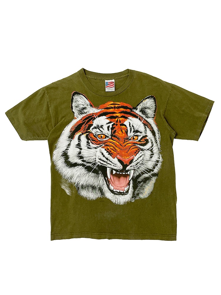 Tiger printing t-shirt