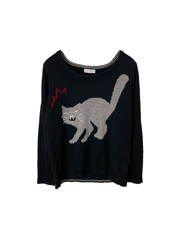 Hyphen cat knit
